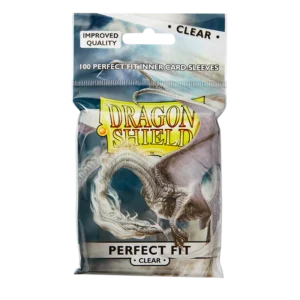 Dragon Shield - Perfect Fit - Toploader Clear/Clear 100 bustine