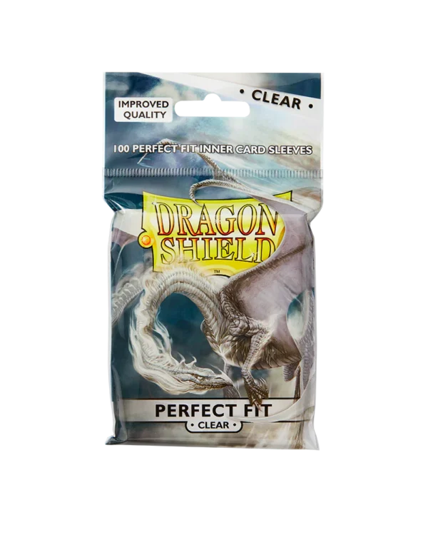 Dragon Shield - Perfect Fit - Toploader Clear/Clear 100 bustine
