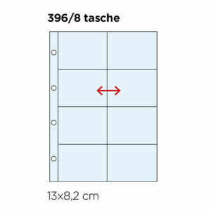 Confezione Fogli a 8 tasche per Pacchetti per Top Binder