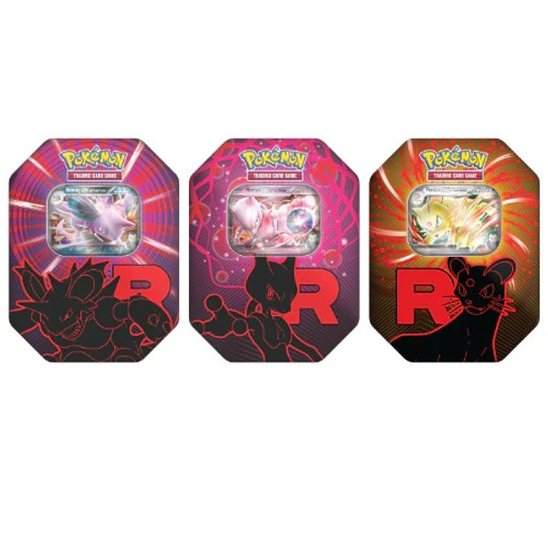 Tris Tin da Collezione Team Rocket: Nidoking-ex, Mewtwo-ex e Persian-ex Del Team Rocket (IT)