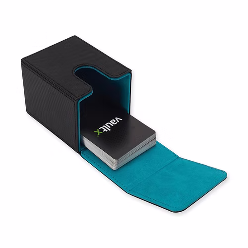 Vault X Exo-Tec Toploading Deck Box 80+ Nero/Blu - immagine 4