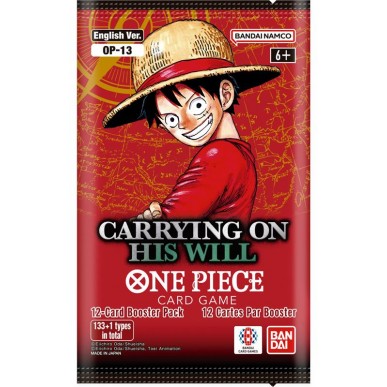 One Piece Card Game - Carrying on His Will OP-13 - Display da 24 Buste (ENG) - immagine 2