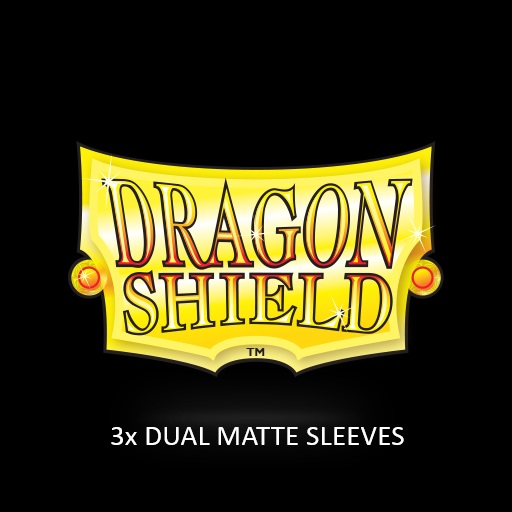 Lotto da 3 pacchetti da 100 sleeves dual matte Dragon Shield (colore a scelta)