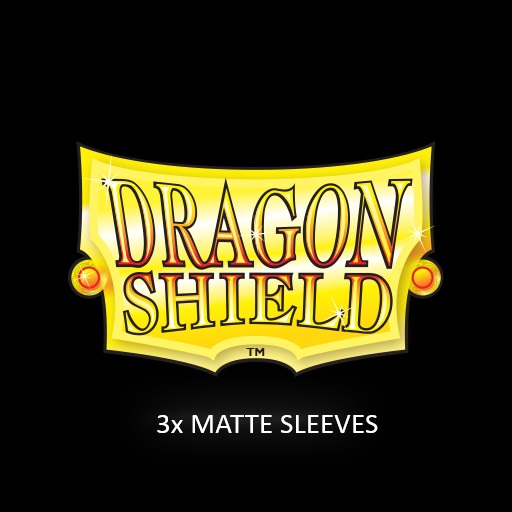 Lotto da 3 pacchetti da 100 sleeves matte Dragon Shield (colore a scelta)